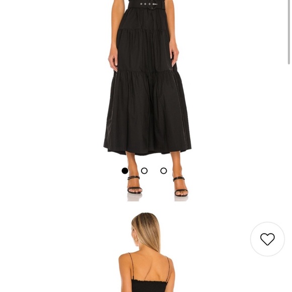 Black maxi strapless dress strapless brand new with tags. BELT does NOT come w - Picture 10 of 10